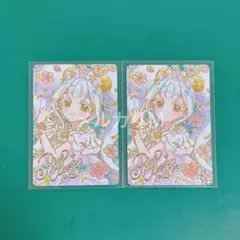 映画 ひみつのアイプリ 入場者特典 スペシャルアイプリカード リング 2枚セット