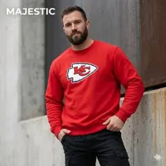 Majestic】NFL カンザスシティ・チーフス スウェット M 赤 2014のサムネイル
