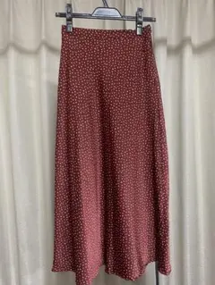 niko and ... ドット柄ロングスカート