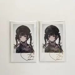 にじさんじ Y4T4 ランダムチェキ風カード 千凛あゆむ 2枚セット