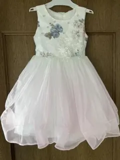 花柄刺繍チュールドレス 110サイズ