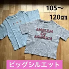 105㎝、110㎝ 男の子　Ｔシャツ ２枚組