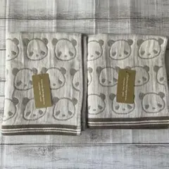 Canvas de Fragrance フェイスタオル 3重ガーゼ パンダ 2枚のサムネイル
