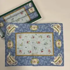 【新品　未使用】MINTON 花柄ランチョンマット　35cm×47cm 4枚組のサムネイル