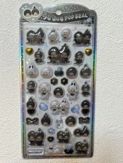 【新品】うるちゅるポップシール モンチッチ モノトーン