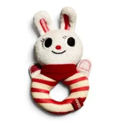 【ベビー用ラトル】ミキハウス ガラガラ うさぎ 鈴 おもちゃ 赤ちゃんグッズ