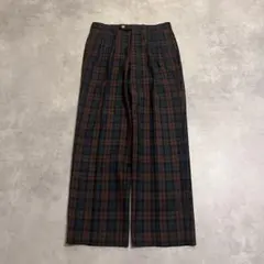 タータンチェック スラックス