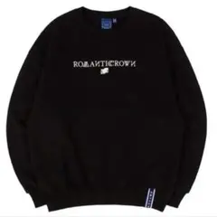 Romantic Crown ブラック トレーナー スウェット