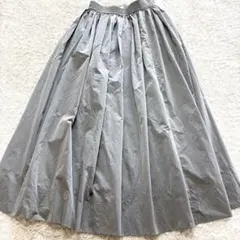 極美品 ジャーナルスタンダードレサージュ ロングスカート ナイロン フレア 光沢のサムネイル