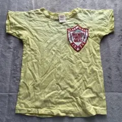 DENIM DUNGAREE イエローTシャツ 130cm