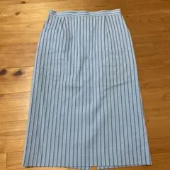 BEAUTY&YOUTH ストライプ スカート 水色S