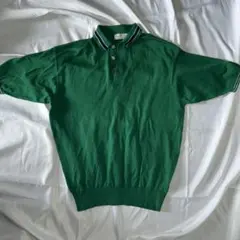80s Burberry ニットポロ　vintage