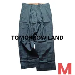 未使用品 トゥモローランド レッジアーニ センタープレス タックパンツ 春夏