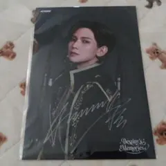 ATEEZ ヨサン ラッフルくじ Wチャンス賞 直筆サイン入り