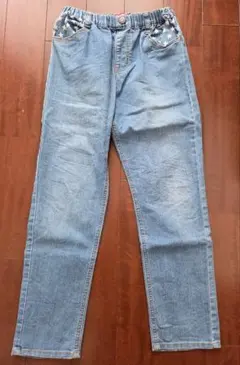 美品【ベビードール 星柄☆デニムパンツ♥️ 150 size 】