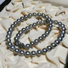 TASAKI パールネックレス ブルーグレー SILVER 7.8mm 37gのサムネイル