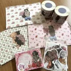 デザインペーパー　メモ　ロールシール　まとめ売り