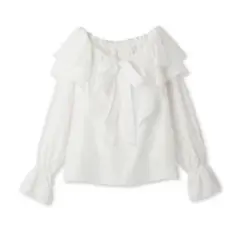 FRAY I.D 2WAYフリルカラーブラウス