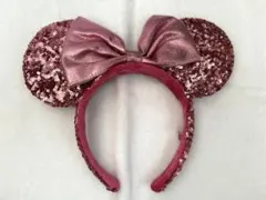 ディズニーリゾート　ピンクキラキラカチューシャ