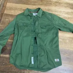 Dickies オリーブグリーン Mサイズ 長袖シャツ