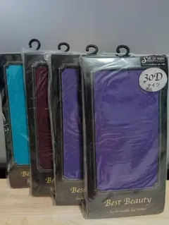 30D カラーラメタイツ Mサイズ 4足セット