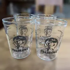 最終お値下げ MARLOWEマーロウ ビーカー耐熱グラス 4個セットHARIO