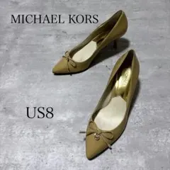 MICHAEL KORS マイケルコース MKチャーム ヒール パンプス 8Mのサムネイル