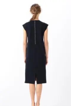Ballsey ボールジィ　パールコンビ フレンチスリーブワンピース