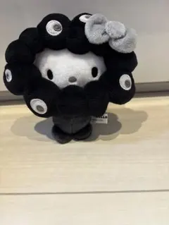 ポチャッコ ミャクミャク ぬいぐるみ M 黒 サンリオ 関西万博 タグ付き