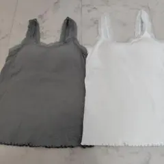 ユニクロレース付きブラトップ　2枚セット