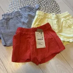 ZARA ハーフパンツ3点セット　104