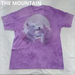 THE MOUNTAIN ザマウンテン タイダイ アニマルT 狼 オオカミ