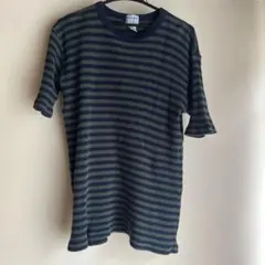 BEAMS ボーダー ワッフル 半袖Tシャツのサムネイル