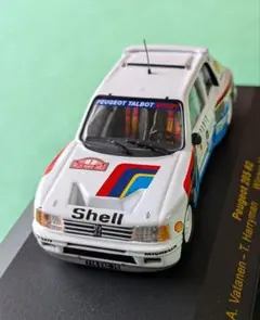 【ixo 1/43】プジョー 205 ターボ T16 #2 モンテカルロ1985のサムネイル