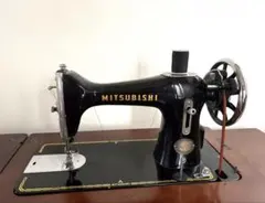 超レア レトロ 足踏みミシン MITSUBISHI 木製 - メルカリ