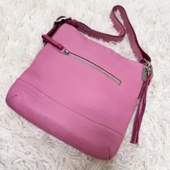 美品 コーチ ワンショルダーバッグ 希少カラー 1427 ピンク レザー