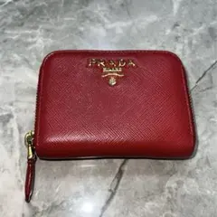 PRADA 財布コインケース レッド