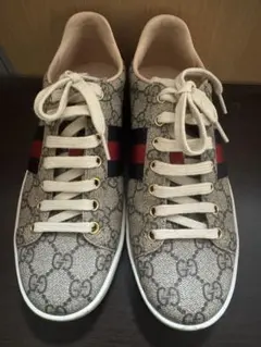 GUCCI 【新品】キッズスニーカー 箱付き グッチ シェリーライン 靴 美品】GUCCI キッズスニーカー 箱付き グッチ シェリーライン 靴