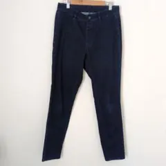 ユニクロ　ウルトラストレッチデニムレギンスパンツ　L　ネイビー