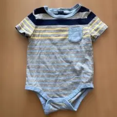babyGap 半袖ストライプロンパース 6-12ヶ月　70cm