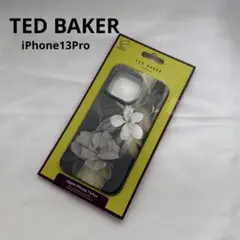 TED BAKER iPhone 13 Pro用 花柄 ブラック ケース