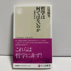 哲学は何ではないのか 差異のエチカ