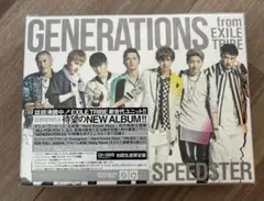 GENERATIONS SPEEDSTER CD+DVD 初回限定盤
