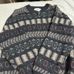 MASSIMO DINI ニットセーター ネイビー