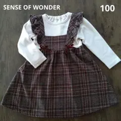 SENSE OF WONDER ＊ チェック柄フリルワンピース