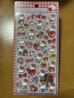 【正規品】ボンボンドロップシール サンリオ 第二弾 ハローキティ 赤　プチドロ