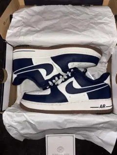 Nike Air Force 1 ネイビー/ホワイト 箱・鑑定書付き AF1