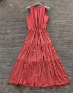 herlipto Riviera Bow Tiered Long Dress - メルカリ