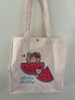 日焼けキティ　トートバッグ　アベイル
