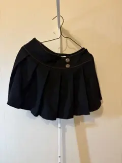 Cecil McBee プリーツミニスカート ブラック